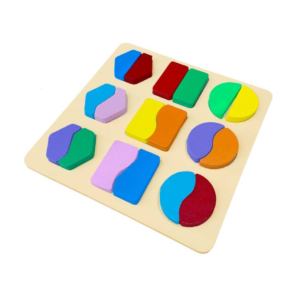 Montessori Geometrik 2 Çizgi Şekiller